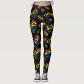 Leggings Rainbow Hearts (Devant)