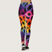 Leggings Rainbow Leopard Print (Dos)