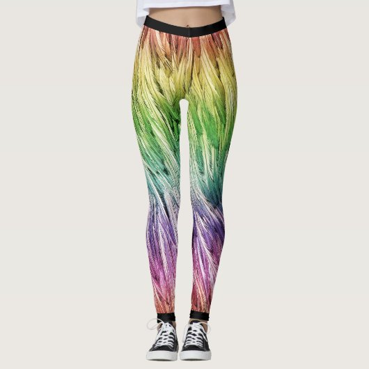 Leggings Rainbow Lite Emu Feathered (Devant)