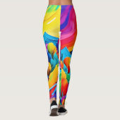 Leggings Rainbow Mountain Majesty Art (Dos)