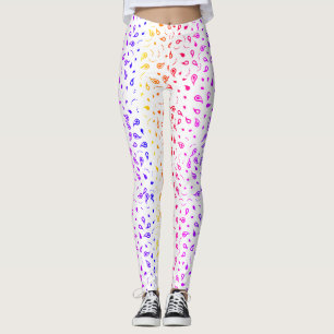 Leggings Rainbow Paisley