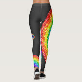 Leggings Rainbow Parties scintillant Pride LGBT soyez vos v (Dos)