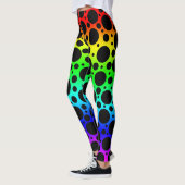 Leggings Rainbow Polka (Gauche)