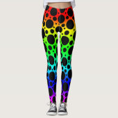Leggings Rainbow Polka (Devant)