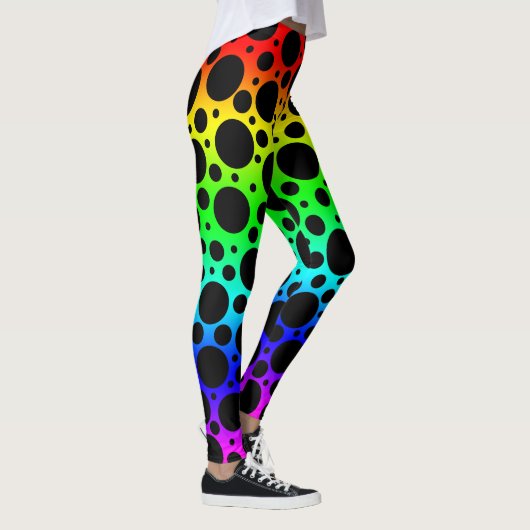 Leggings Rainbow Polka (Droite)