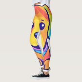 Leggings Rainbow Puppy Love (Gauche)