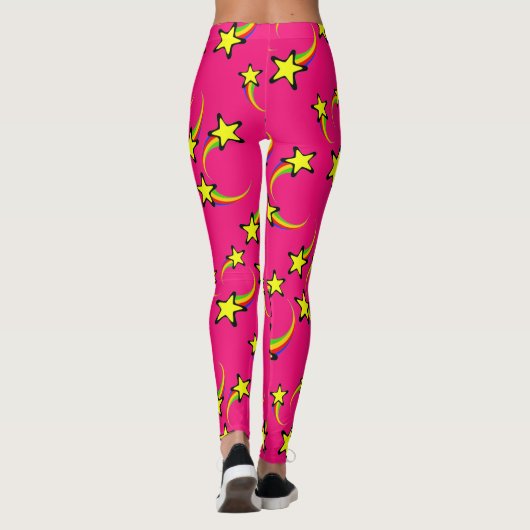 Leggings Rainbow Shooting Stars Thunder_Cove (Dos)