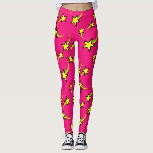 Leggings Rainbow Shooting Stars Thunder_Cove (Devant)
