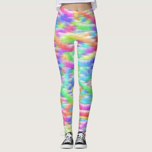 Leggings Rainbow sparkle bubbles (Devant)