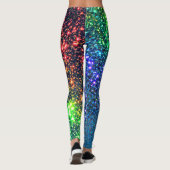 Leggings Rainbow Stars Yoga Pants (Dos)