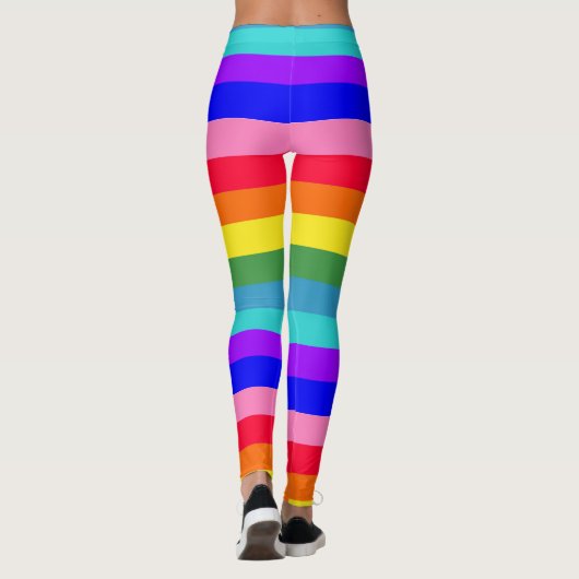 Leggings Rainbow Stripes (Dos)