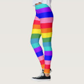 Leggings Rainbow Stripes (Gauche)