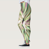Leggings Rainbow Taffy Candy Explosion quatre (Gauche)