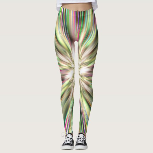 Leggings Rainbow Taffy Candy Explosion quatre (Devant)