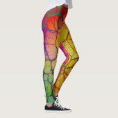 Leggings Rainbow Web Abstrait (Droite)