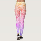 Leggings Rainbow William Morris Motif Floral Boho (Dos)