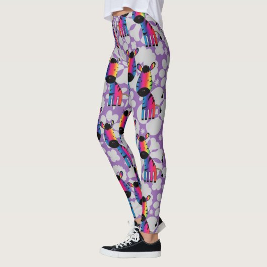 Leggings Rainbow Zebra (Gauche)