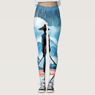 Leggings Rainy Samurai : Veillée silencieuse