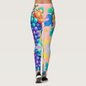 Leggings Raisins colorés (Dos)