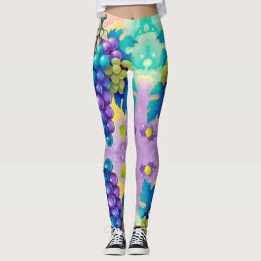 Leggings Raisins colorés (Devant)
