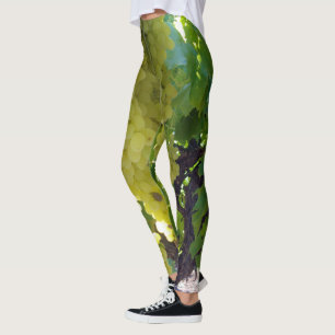 Leggings Raisins De Sultana Sur Une Vigne De Raisin,