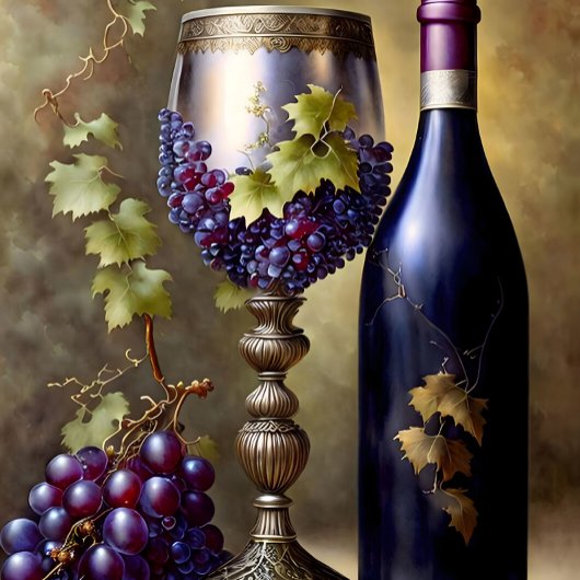 Leggings Raisins de vin Vintage toscan