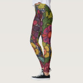 Leggings Raisins et fleurs (Gauche)