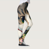 Leggings Ramen mangeant de chat Munchkin (Droite)