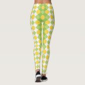 Leggings Rangées joyeux de formes Motif (Dos)
