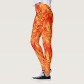 Leggings Rapport bizarre ton satiné, peaux mandarines (Gauche)
