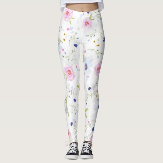Leggings Raspodia florale (Devant)