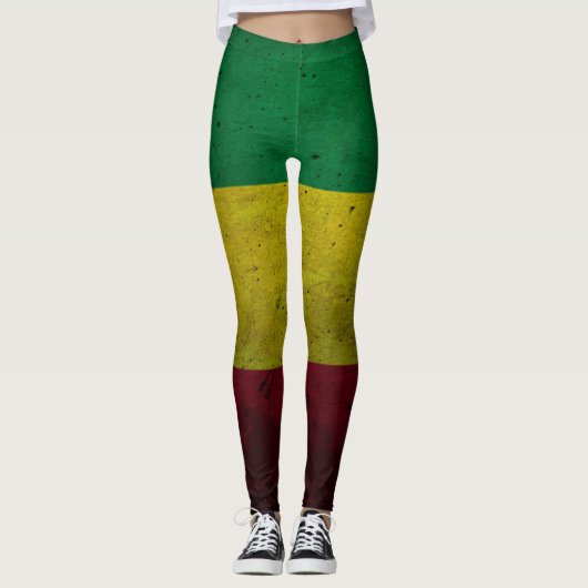 Leggings Rasta Yoga Reggae Leggins (Devant)