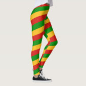 Leggings RASTAFARI DRAPEAU COULEURS rayures + vos idées (Droite)