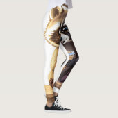 Leggings Raton laveur buvant du café glacé (Droite)