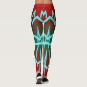 Leggings "Ratti_Creative_Arts" colorés et transpar (Dos)