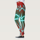 Leggings "Ratti_Creative_Arts" colorés et transpar (Gauche)