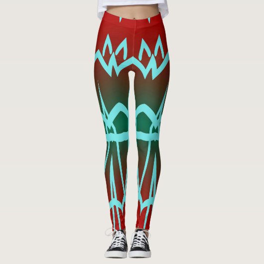 Leggings "Ratti_Creative_Arts" colorés et transpar (Devant)