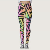 Leggings Rave EDM Rainbow (Devant)