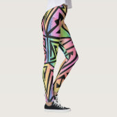 Leggings Rave EDM Rainbow (Droite)