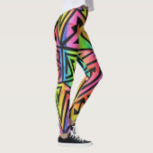 Leggings Rave EDM Rainbow (Droite)