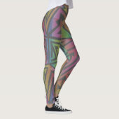 Leggings Rave EDM Rainbow Grey (Droite)