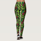 Leggings Ravissement des vignes Roses (Dos)