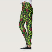 Leggings Ravissement des vignes Roses (Gauche)