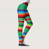 Leggings rayées à serape Zarape mexicain (Droite)
