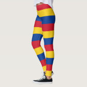 Leggings rayées aux couleurs du drapeau national d (Gauche)