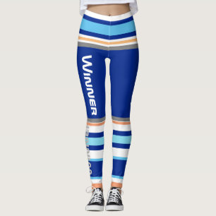 Leggings rayées funky gagnant Power