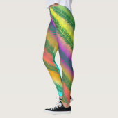 Leggings rayés colorés et inclinés (Gauche)