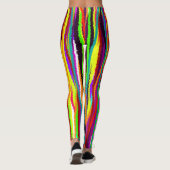 Leggings rayés de style bohème (Dos)