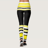 Leggings rayés funky Power Winner (Dos)