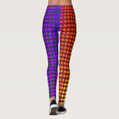 Leggings rayonnants arc-en-ciel (Dos)